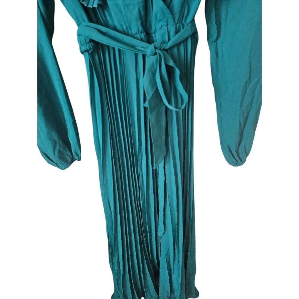superdown Pleated Emma Maxi Dress in Hunter – EUC, Size Small - Picture 3 of 6